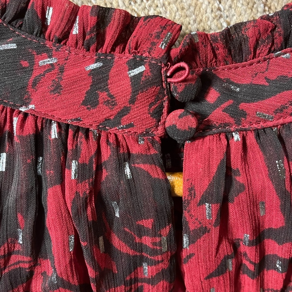 Simply Vera Vera Wang Red and Black Tank Top - Picture 5 of 5
